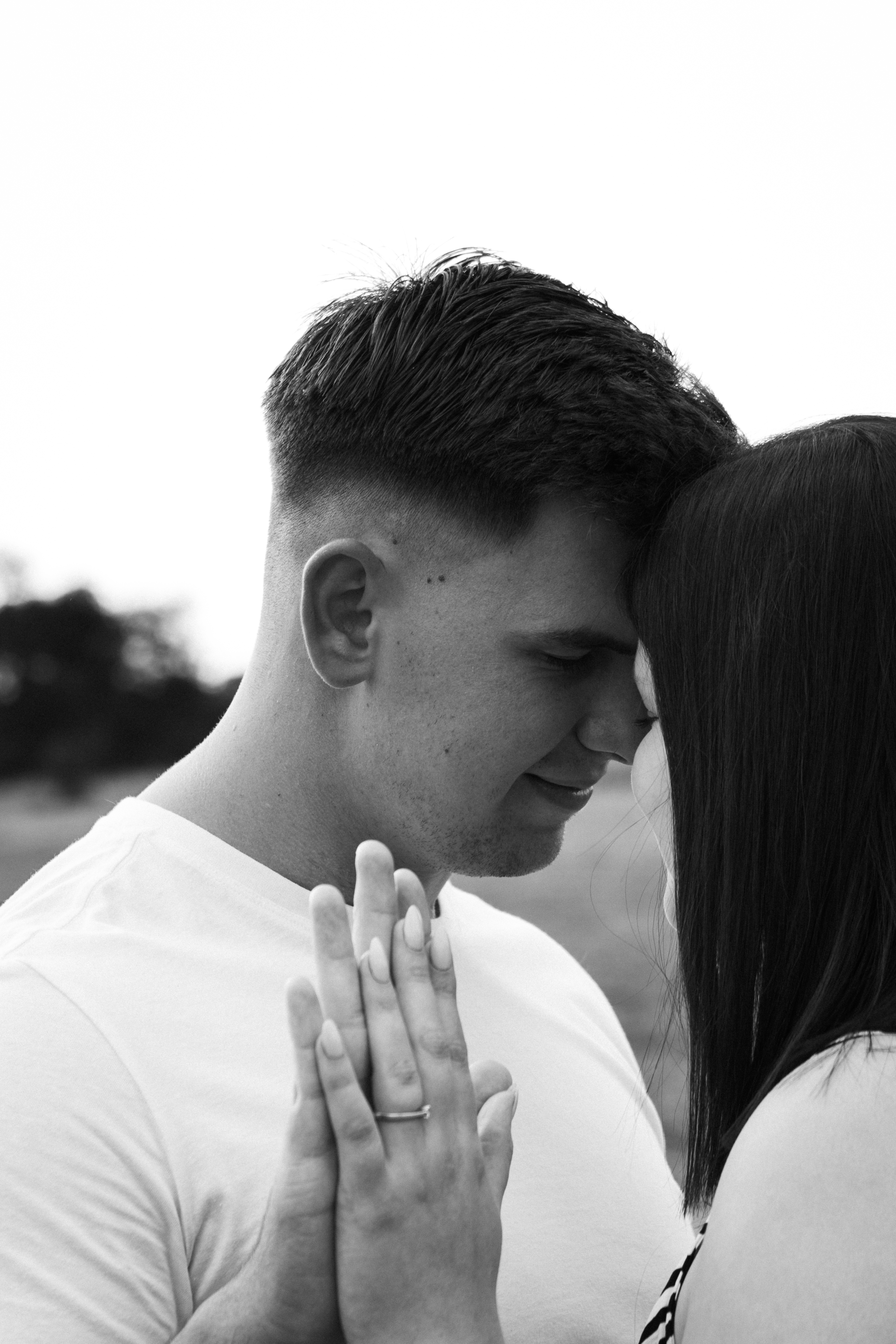 Couple captured in a soft cinematic style